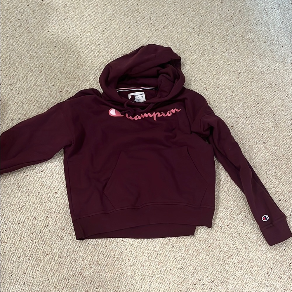 Champion Women's Maroon Hoodie